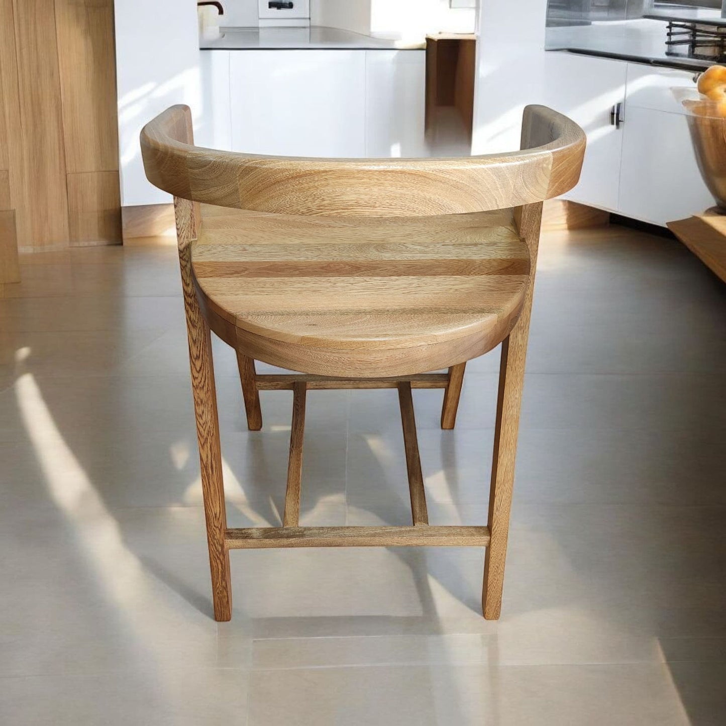 Silla para Barra en Madera de Roble